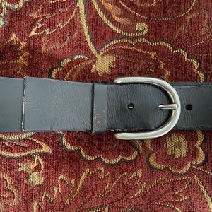 Leather belt